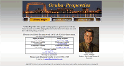 Desktop Screenshot of grubaproperties.com